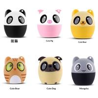 Haut-parleur Bluetooth BM6D mignon de dessin animé, nouvelle arrivée, mini, sans fil, portable, créatif, subwoofer extérieur, plastique, 3.7V