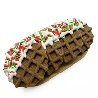 Friandises variées pour animaux de compagnie SWEET PET OEM/ODM : Gaufres dentaires pour chiens, biscuits récompenses pour les fêtes
