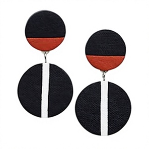 Boucles d'oreilles créoles fantaisie géométriques en résine, vertes scintillantes, en acrylique, bijoux tendance plaqués argent avec strass en cristal pour femme - Product Image 2