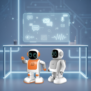 Robot intelligent Topjoy, robot compagnon AI, robot dansant, haut-parleurs pour adultes, AI <span class=keywords><strong>Gemini</strong></span> - Product Image 4