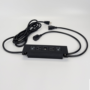 Barrette d'alimentation rechargeable 12A dans le bureau 2 prises ca 2 ports USB-A prise électrique pour maison intelligente 125V nominale pour bureau à domicile - Product Image 6