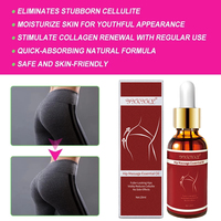 Crème Raffermissante aux Huiles Essentielles pour Hanches et Fesses, Soin Corporel Efficace pour Améliorer la Beauté des Courbes