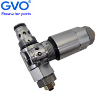 Vanne de sécurité auxiliaire GVO 25/221161 25221161, vanne de décharge de pression, vanne de sécurité hydraulique, vanne de commande, pièces d'excavatrice JS130
