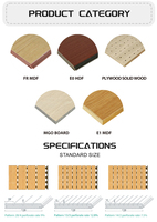 Panneau acoustique en bois rainuré MJ MASTER ACOUSTIC, absorption acoustique, imperméable, panneau mural décoratif, hôtel, appartement, design 3D