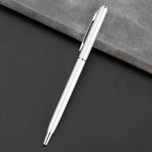 Bolígrafo de Metal Delgado de 1.0 mm con Logotipo Personalizado de Lujo, Instrumento de Escritura Promocional para Negocios con Marca Personalizada - Product Image 4