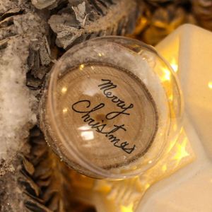 Ornements suspendus en plastique transparent d'usine, boules transparentes, décorations de Noël, Bolas De Navidad - Product Image 2