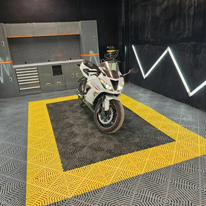 Garagem Pavimento Azulejo Pavimento Quadrado Nervuras Bloqueio Azulejo UV Resistente - Product Image 4