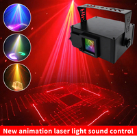 Nouveau 3D Animation Laser scène lumière DMX contrôle du son DJ danse fête lumières projecteur Disco faisceau lumière pour karaoké discothèque