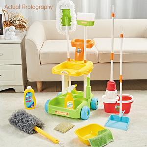Grechi H354 Nouveau Kit <span class=keywords><strong>de</strong></span> Nettoyage Éducatif Détachable pour Enfants, 23 Pièces, en Plastique Écologique Non Toxique, Unisexe, à partir <span class=keywords><strong>de</strong></span> 3 Ans, <span class=keywords><strong>Jouet</strong></span> pour la Coordination Main-Oeil - Product Image 1