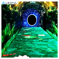 Écran de sol LED magique 3D effet miroir, pour hôtel de maison, nouveauté 2019