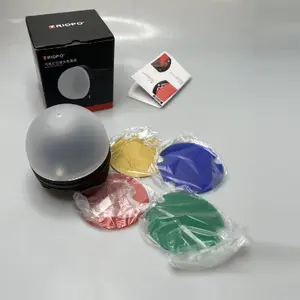 Tr-08 migliore MagDome filtro di colore riflettore a nido d'ape diffusore palla accessori per <span class=keywords><strong>foto</strong></span> kit per YONGNUO Flash Replace VS AK-R1 - Product Image 1