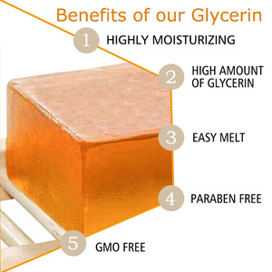 מפעל הסיטונאי אורגני שני פאונד סבון בסיס בר מוצק סגנון עבור עור דבש ריחני בסיס סבון טבעי - Product Image 4