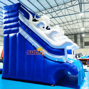 Grand toboggan aquatique gonflable commercial pour piscines creusées, adapté aux adultes - Product Image 5