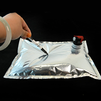 Pochettes en aluminium Bag-in-Box à barrière oxygène légère pour vin et jus avec robinet, prolongeant la durée de conservation, directement de l'usine