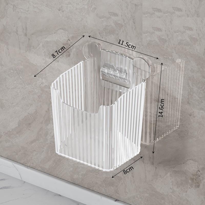 ตะกร้าเก็บคริสตัลสีขาว1แพ็ค