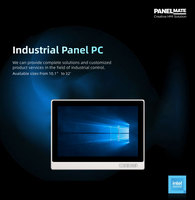 Panel PC Industri Tahan Banting 10.1 Inci Layar Sentuh LCD IP65 Intel Core I5 Quad Core CPU All in One Panel PC