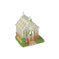 Mini Jardin Résine Figurine D'écureuil avec Lunettes Signe Arrêt de Bus Décoration De Table
