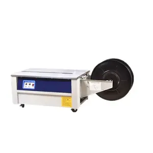 High efficiency plastic Strapping tool box packing Machine Carton table top low table type strapping machine