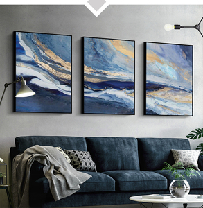 Obras <span class=keywords><strong>de</strong></span> Arte para Proyectos Hoteleros, Pintura <span class=keywords><strong>al</strong></span> Óleo Abstracta Moderna Hecha a Mano sobre Lienzo, Fácil <span class=keywords><strong>de</strong></span> Instalar - Product Image 3