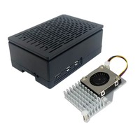 Kit de montaje de ordenador de placa única ABS de plástico 2025, carcasa Industrial para Raspberry Pi 5 Modelo B