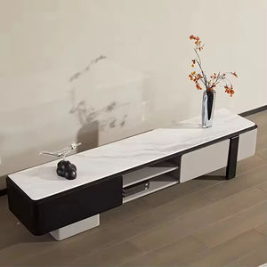 Meubles de salon au design antique classique, supports TV, meuble TV en bois autoportant pour salon - Product Image 1