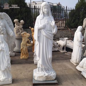 Statue de <span class=keywords><strong>jésus</strong></span> catholique en marbre blanc fait de <span class=keywords><strong>marie</strong></span> tenant - Product Image 3