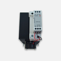 Contacteur à semi-conducteurs Carlo Gavazzi RGC1A60A90GGEP à détection de zéro, 42-660VAC, protection OTP contre la surchauffe, montage sur rail DIN, dissipateur thermique intégré