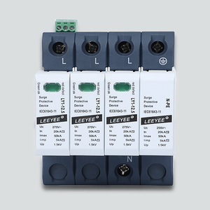 Protector <span class=keywords><strong>de</strong></span> Sobretensión t150ka con certificación TUV para dispositivos <span class=keywords><strong>de</strong></span> descarga <span class=keywords><strong>de</strong></span> Sobretensión <span class=keywords><strong>de</strong></span> iluminación 3p + 1 10 / - Product Image 1