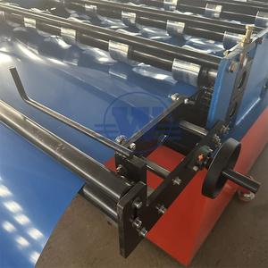 Petit pain trapézoïdal de panneau de toit en métal de faible coût de fonctionnement formant la machine à vendre - Product Image 6