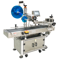 Bovendeksel Sabotage-Evident Etiketteermachine Voor Fraudebestendige Clamshell C-Wrap Fruit Groentedoos Fles Pot Hoekafdichting