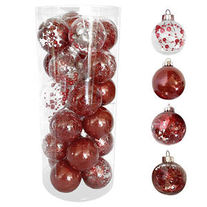 Vente chaude <span class=keywords><strong>pas</strong></span> <span class=keywords><strong>cher</strong></span> Décorations <span class=keywords><strong>de</strong></span> <span class=keywords><strong>Noël</strong></span> personnalisées en plastique boules d'ornements - Product Image 1