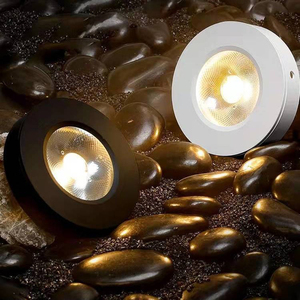 สปอตไลท์ LED ขนาดเล็กทรงกระบอก5W สไตล์บ้านไร่บางเฉียบติดตั้งบนพื้นผิว IP54 CRI93 360มุมตัวโคมไฟอลูมิเนียมสำหรับตู้ - Product Image 2