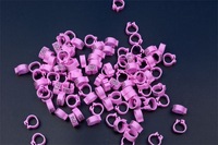 8*5mm taille pigeon jambe anneau pigeon bid tag anneau avec numéros 100 pcs/sac
