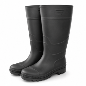 <span class=keywords><strong>Stivali</strong></span> da <span class=keywords><strong>Pioggia</strong></span> in PVC Personalizzati, Leggeri e Impermeabili, <span class=keywords><strong>Stivali</strong></span> da Lavoro in Gomma per Adulti, Neri, Produzione all'Ingrosso per OEM - Product Image 3