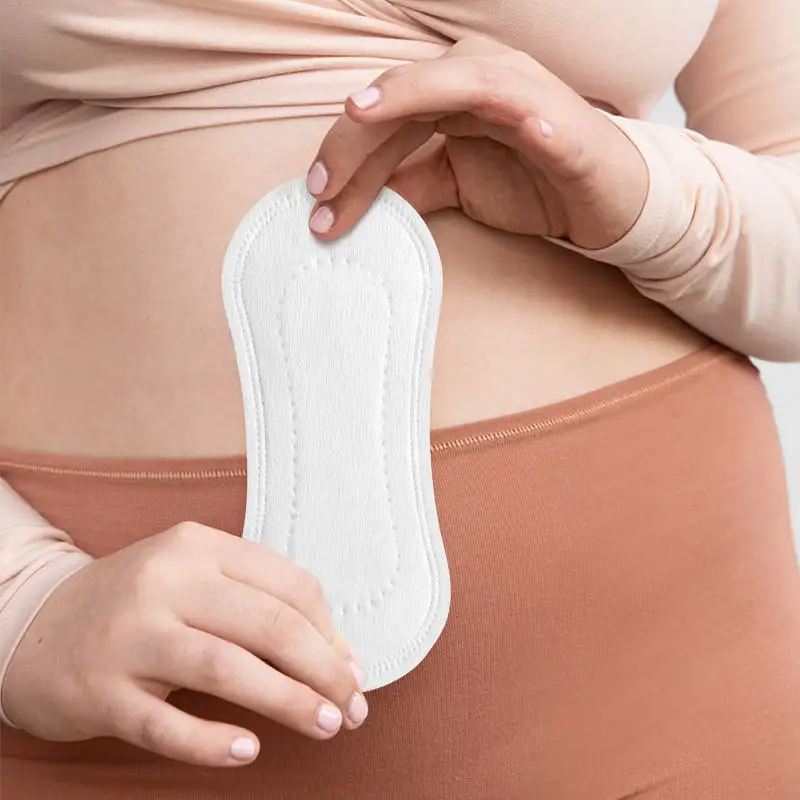 Alta qualidade OEM senhoras descartáveis mulheres menstrual pad puro algodão guardanapo sanitário