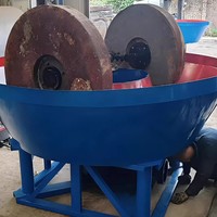 Broyeur de pierres et de sables à bas prix pour l'or, le cuivre, le manganèse, le feldspath et la silice, capacité de 1 tonne par heure, machine minière chinoise