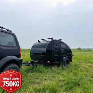 Remolque <span class=keywords><strong>de</strong></span> Camping Tipo Lágrima <span class=keywords><strong>de</strong></span> Menos <span class=keywords><strong>de</strong></span> 750 kg, Mini Caravana Todoterreno Económica, Remolque para Acampar - Product Image 1