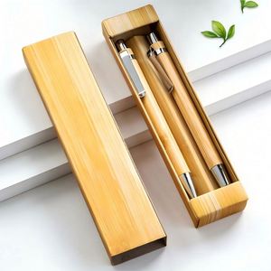 Promotional Eco-friendly Bamboo Ballpoint <b>Pen</b> Set Universal Stylus <b>Pen</b> for Wedding Signature Custom <b>Pen</b> for Corporate Gift Set - Product Image 2