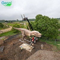 Musée 3d grandeur nature robot réaliste animatronique dinosaure grand T-rex dinosaures statues modèle pour parc