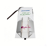 Boîte rigide magnétique pliable personnalisée avec estampage à chaud en feuille d'or, gaufrage, laminage mat, fermeture à ruban pour emballage haut de gamme