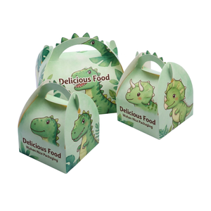 Boîte à repas jetable personnalisée en papier pour enfants, thèmes Happy Farm, Marvel, Kpop, <span class=keywords><strong>Pizza</strong></span>, Restaurant, Emballage Premium 4 compartiments - Product Image 4