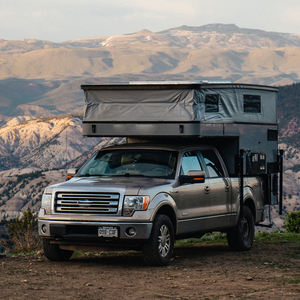 Remorque de camping-car ATV tout-terrain en plastique renforcé de fibre de verre avec couchettes de caravane de vélo à col de cygne <span class=keywords><strong>porte</strong></span> arrière-<span class=keywords><strong>remorques</strong></span> pour le voyage - Product Image 1