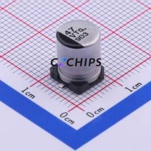 Condensador Electrolítico de Aluminio SMD EEETG1V470P, D8xL10.2mm 47uF 20% 35V 197mA-100kHz - Product Image 1