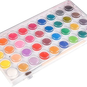 Ensemble de peinture à l'aquarelle solide de 12/24/36 pièces pour la peinture artistique - Product Image 1