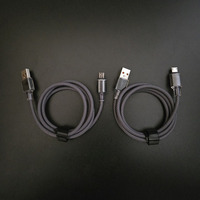 Câbles USB V8 Android vers Micro USB tressés en nylon, résistants aux basses températures, pour la recharge en gros