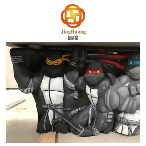 Bancs en granit noir gravés de la série de dessins animés Tortues <span class=keywords><strong>Ninja</strong></span>, pierres tombales et monuments - Product Image 3