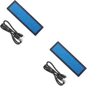 Targhetta LED Programmabile USB Ricaricabile per Personale di Ristoranti, Display a Scorrimento Dinamico con Attacco Magnetico Personalizzabile - Product Image 1