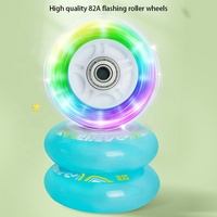 Patins à roulettes ajustables pour enfants avec roues lumineuses, respirants, pour garçons et filles, débutants, sports de plein air
