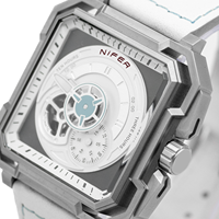 Montre mécanique au design unique, fabrication exquise, de haute qualité, durable, résistante à l'usure et étanche