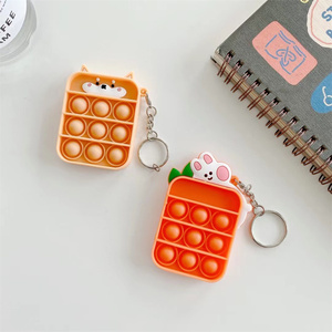 Jouet sensoriel <span class=keywords><strong>Pop</strong></span> Simple <span class=keywords><strong>Mini</strong></span> Push <span class=keywords><strong>Pop</strong></span> Bubble Fidget Toys, jouet anti-stress portable en caoutchouc pour enfants, <span class=keywords><strong>porte</strong></span>-clés - Product Image 5